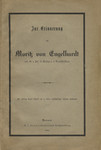 Zur Erinnerung an Moritz von Engelhardt. weil. Dr. u. Prof. der Theologie a. d. Universität Dorpat