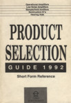Product selection guide 1992