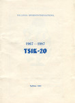 Tallinna Spordiinternaatkooli 20. aastapäeva ürituste kava. 1967-1987