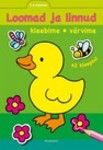 Kleebime-värvime. Loomad ja linnud. 2-4 aastastele