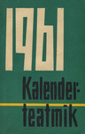 Kalender-teatmik 1961