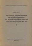 Die estnische Russlandkolonisation im 19. und. 20. Jahrhundert und die Trans-Peipus-Esten unter dem Zaren und Sowjetregime 1861-1941
