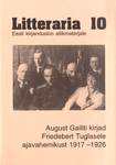 August Gailiti kirjad Friedebert Tuglasele ajavahemikust 1917-1926. Eesti kirjandusloo allikmaterjale.