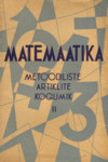 Matemaatika. Metoodiliste artiklite kogumik