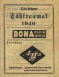 Tõnissoni tähtraamat 1940. 58-as aastakäik