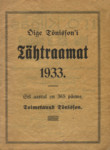 Õige Tõnissoni Tähtraamat 1933