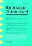 Riigikogu Toimetised