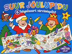 Suur jõulupidu. 6 hiigelsuurt värvimispilti