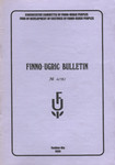 Finno-ugric bulletin