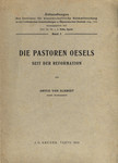Die Pastoren Oesels seit der Reformation