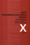 Eesti rakenduslingvistika ühingu aastaraamat. Estonian Papers in Applied Linguistics