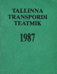 Tallinna transpordi teatmik 1987