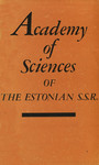 Academy of Sciences of the Estonian SSR