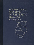Sociological research in the Baltic Soviet Republics