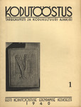 Kodutööstus 1/1940