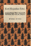 Eesti Kirjanduse Seltsi uudisteosed. IX 1930 - IX 1931
