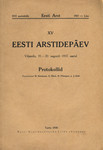 XV Eesti arstidepäev