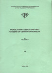 Population losses 1940-1941: citizens of jewish nationality