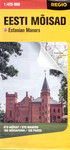 Eesti mõisad. Estonian Manor. 670 mõisat. 670 Manors. 100 mõisaparki. 100 Parks. 1:425 000