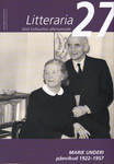 Marie Underi päevikud 1922-1957