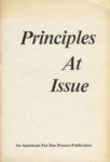 Principles at issue