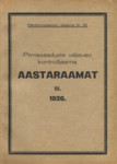 Piimasaaduste Väljaveo Kontrolljaama aastaraamat