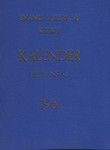 Evangeeliumi luteriusu kiriku kalender Eesti NSV-s. 1961