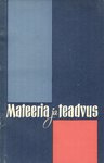 Mateeria ja teadvus