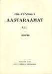 Põllutöökoja aastaraamat. 1939/40