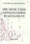 Ost, müük, tarne. Lepingunäidised. Seadusandlus