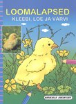 Loomalapsed. Kleebi, loe ja värvi
