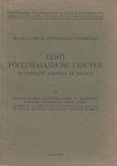 Eesti põllumajanduse tasuvus. Raamatupidamise talundite andmed ja talukäitise saaduste tootmiskulud 1934/35 aastal