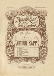 Arthur Kappi Sololaulud. Vier Lieder für eine Singstimme mit Begleitung des Pianoforte. Kütkes. Die gefangene Seele