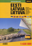 Eesti. Latvija. Lietuva. Teedeatlas. 1:430 000