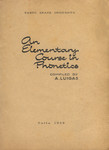 An elementary course in phonetics