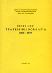 Eesti NSV teatribibliograafia 1968-1970