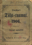 Tõnissoni Täht-raamat 1906