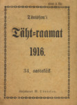 Tõnissoni Täht-raamat 1916