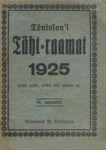 Tõnissoni Täht-raamat 1925