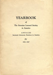 Yearbook of The Estonian Learned Society in America. Annales Societatis Litterarum Estonicae in America 
    (4. osa)