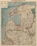 Generalkarte des Baltendlandes 1917. Baltimaade üldkaart 1917