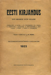 Eesti Kirjandus 1923