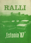 Eesti NSV 1987. aasta autoralli meistrivõistlused «Estonia 87» kava