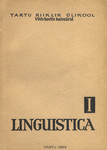 Linguistica 
    (1. osa)