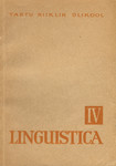 Linguistica 
    (4. osa)