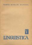 Linguistica 
    (5. osa)