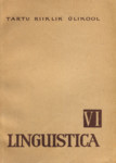 Linguistica 
    (6. osa)