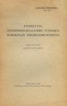 Foneettis-äännehistoriallinen tutkimus Soikkolan inkeroismurteesta