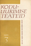 Kodu-uurimise teateid 
    (3. osa)