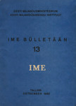 IME-bülletään 
    (13. osa)